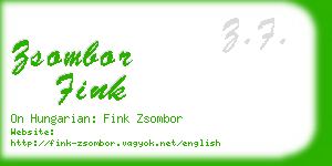 zsombor fink business card